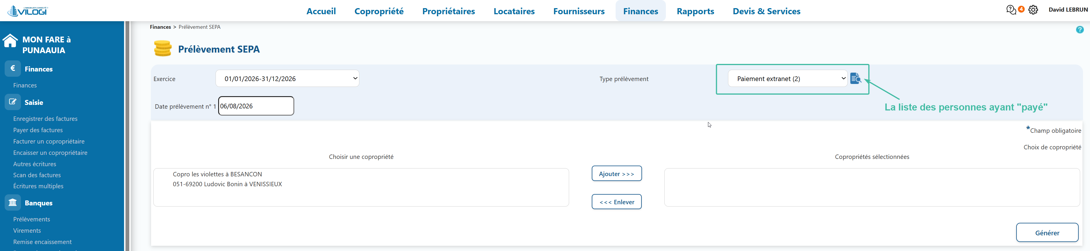 Paiement extranet Tutoriel logiciel immobilier pour syndics et administrateurs de biens